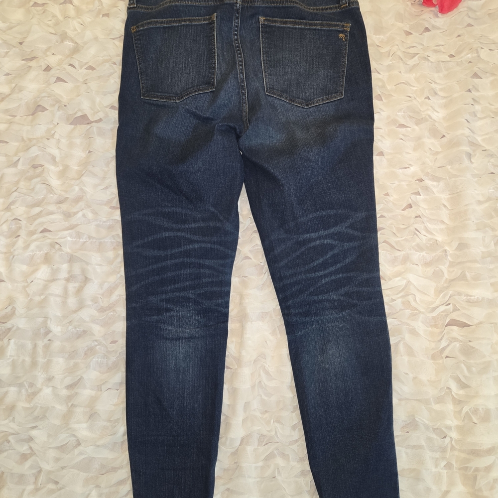 Classic Dark Blue Denim Jeans